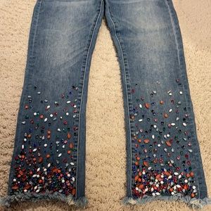 RARE Bedazzled Anthropologie Jeans 💓